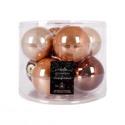 Bola Natal Ambar 7CM Pack 8