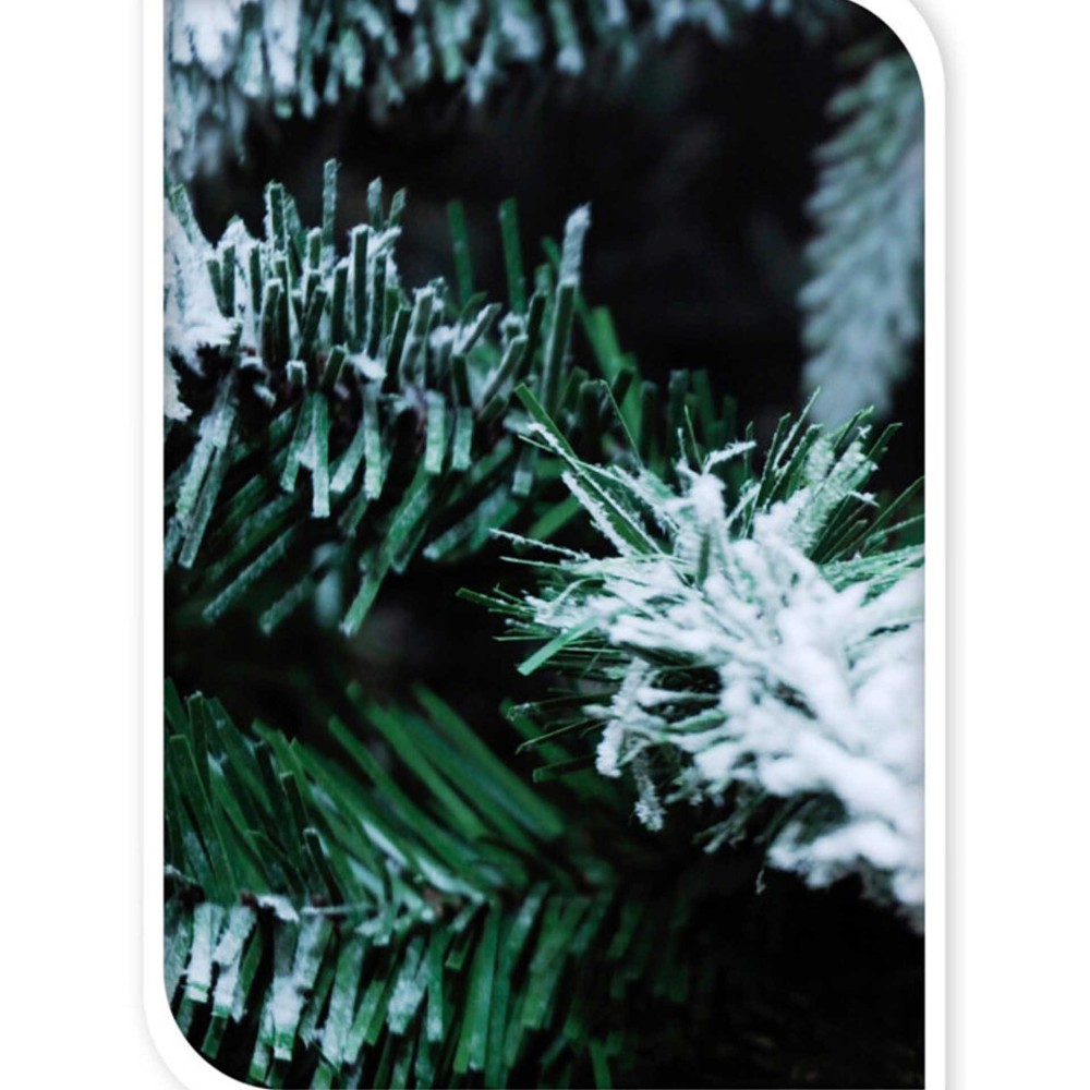 Árvore Natal Verde Com Neve 180CM