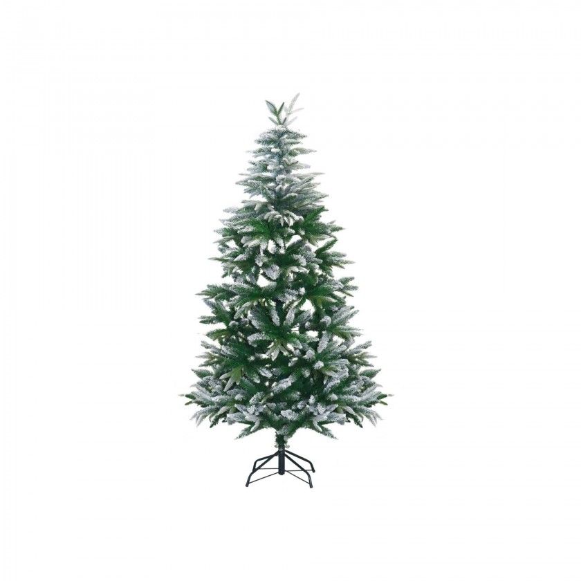 rvore Natal Verde Com Neve 180CM
