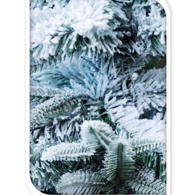 Árvore Natal Verde Com Neve 150CM