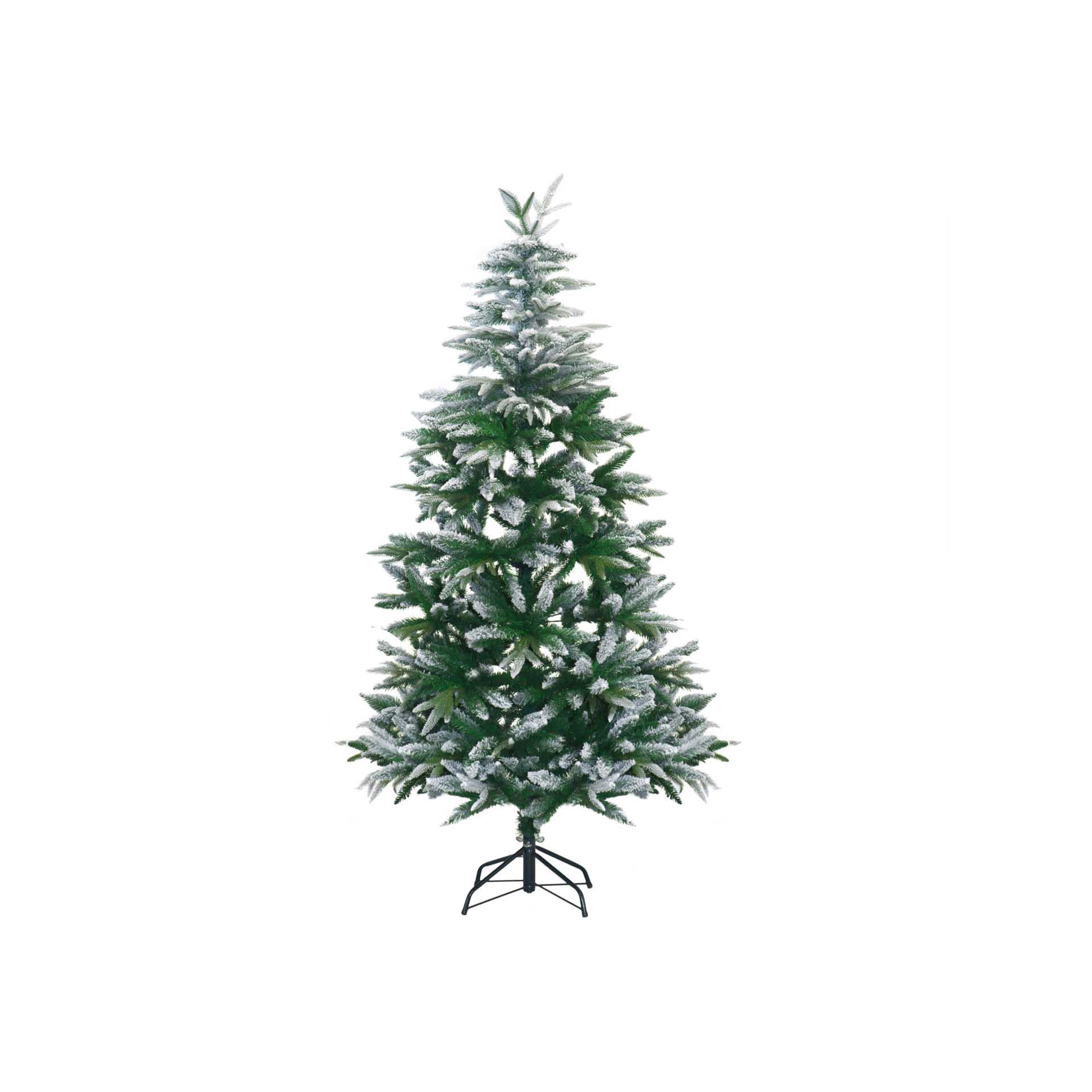 Árvore Natal Verde Com Neve 180CM