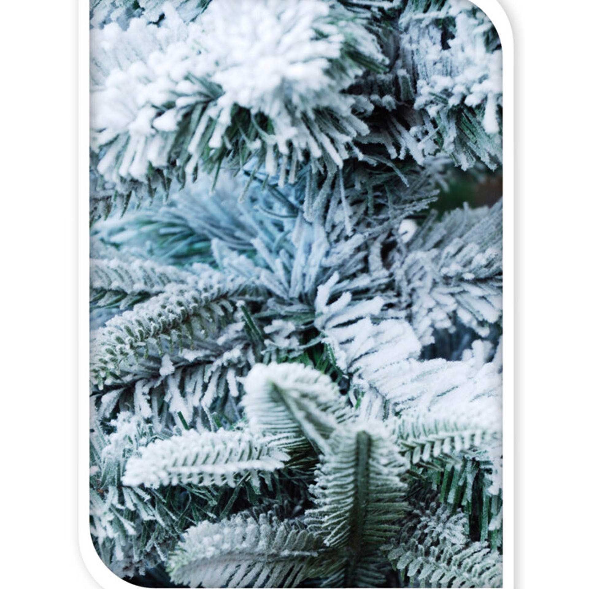 Árvore Natal Verde Com Neve 150CM