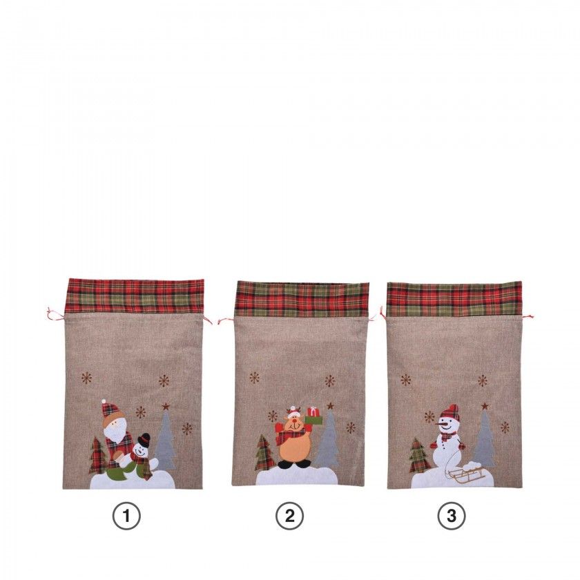 Saco Prendas Natal 45X70CM Saco Prendas Natal 45X70CM