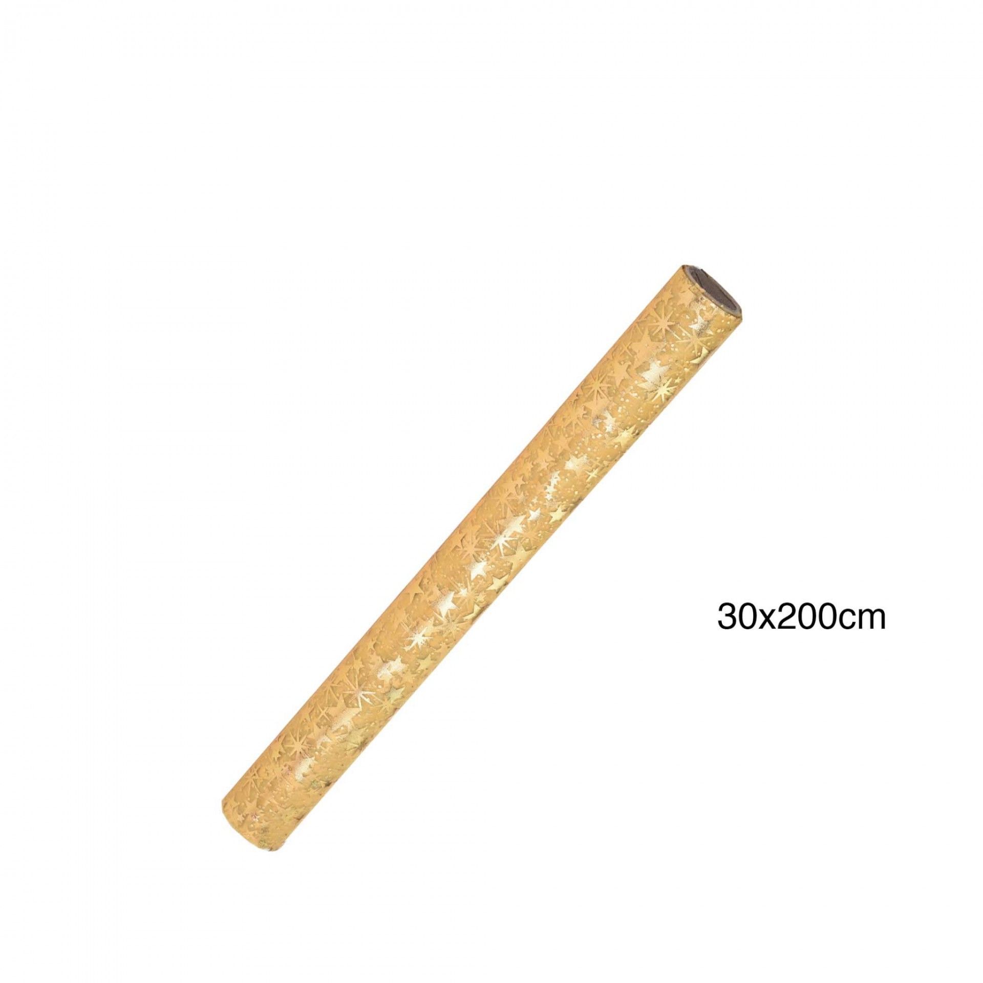 Rolo marcador de mesa Organza Dourado 36.5X200cm