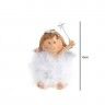 Anjo Decorativo Com Plumas Branco 10CM Anjo Decorativo Com Plumas Branco 10CM