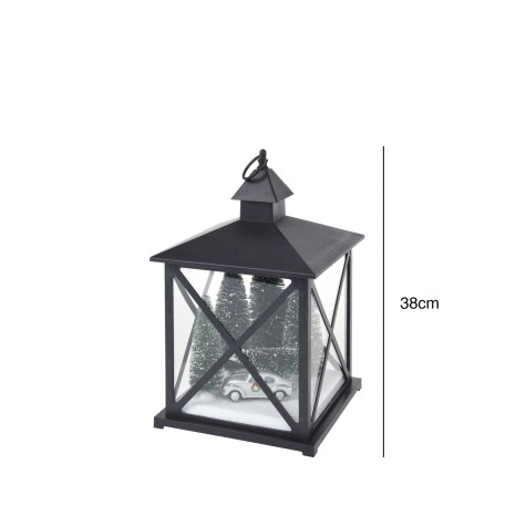 Lanterna Natal Com Led Preto 38CM - Image product