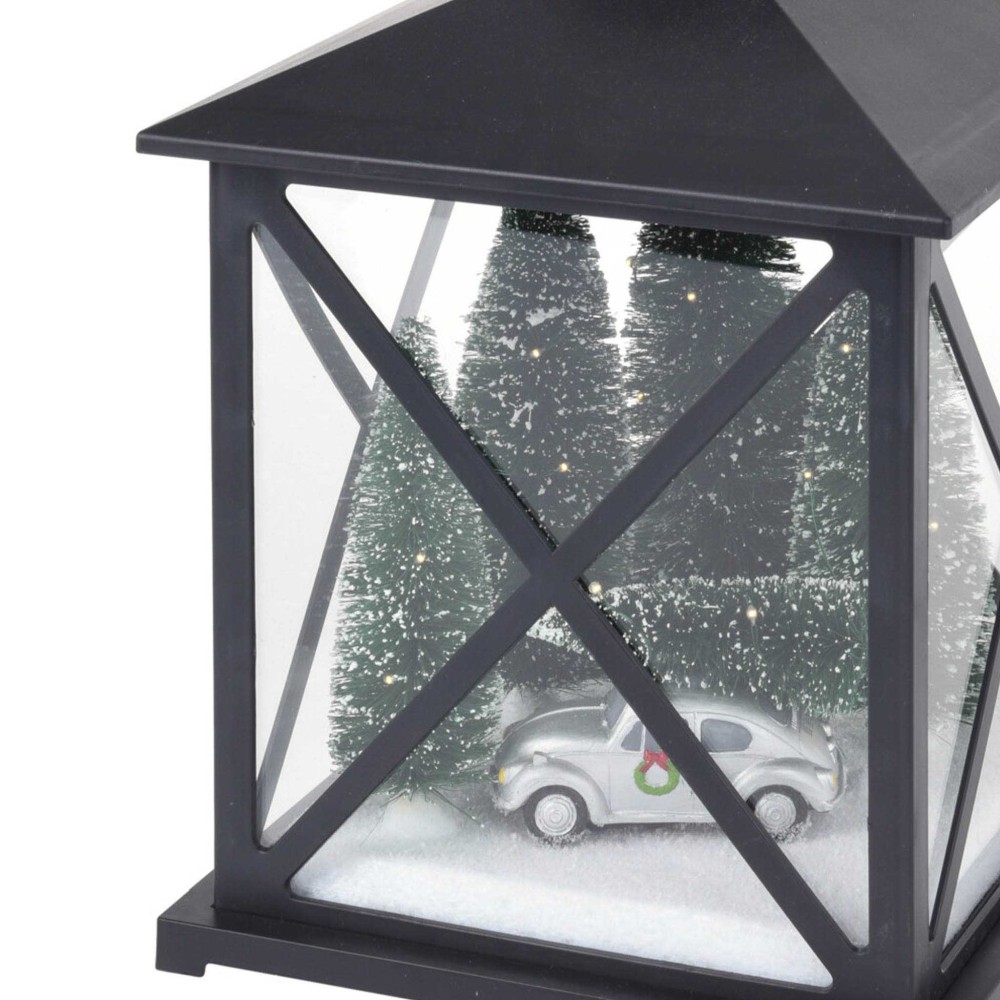Lanterna Natal Com Led Preto 38CM
