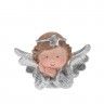 Anjo Decorativo Resina Prateado 6CM Anjo Decorativo Resina Prateado 6CM