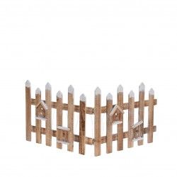 Cerca Com luzes led 98X40CM Castanho