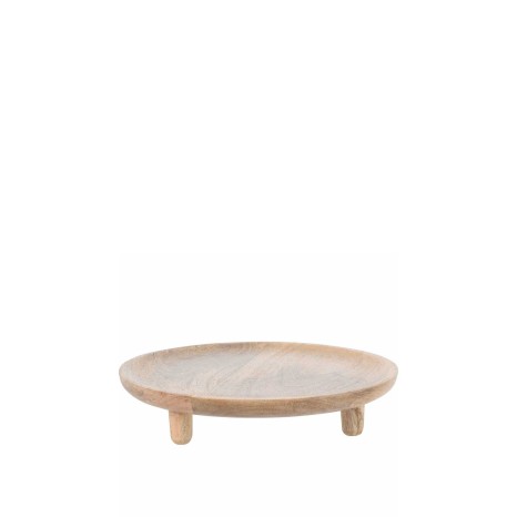 BANDEJA MADEIRA COM PÉS 30CM - Image product
