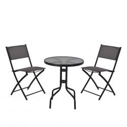 Conjunto Jardim Mesa 60X71CM + 2 Cadeiras 41X45X81CM