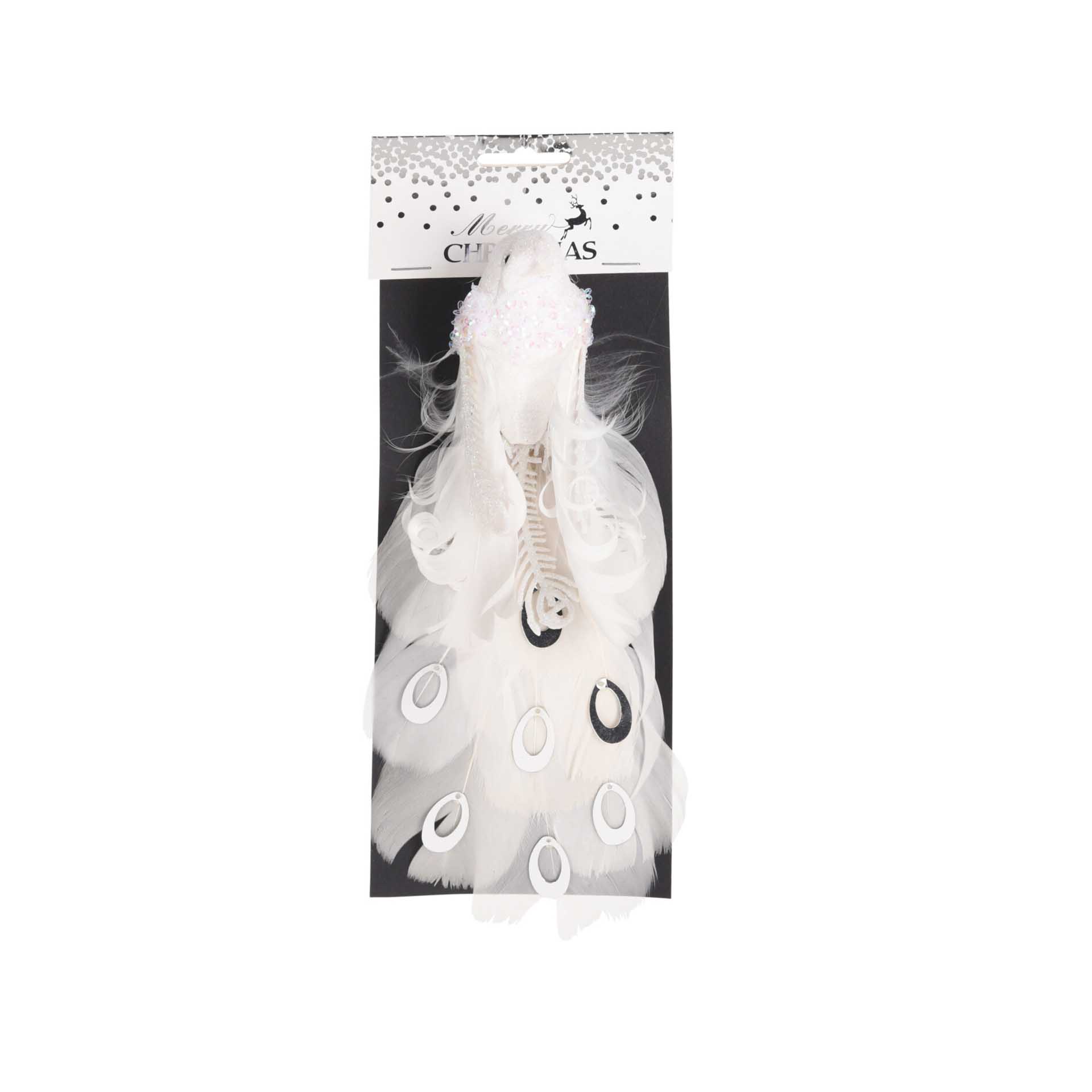 Peça Decorativa Pavao 25X6CM