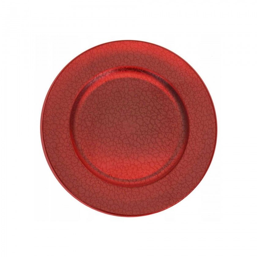 Marcador Prato Plástico Vermelho 33CM Marcador Prato Plástico Vermelho 33CM