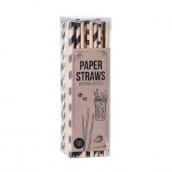 Caixa 100 Palhinhas De Papel 19CM