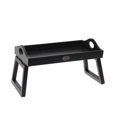 Tabuleiro De Servir Com Pernas Preto 18X30X20CM - Image product