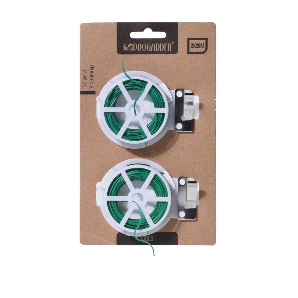 Rolo Para Atar Plantas 20M Pack 2