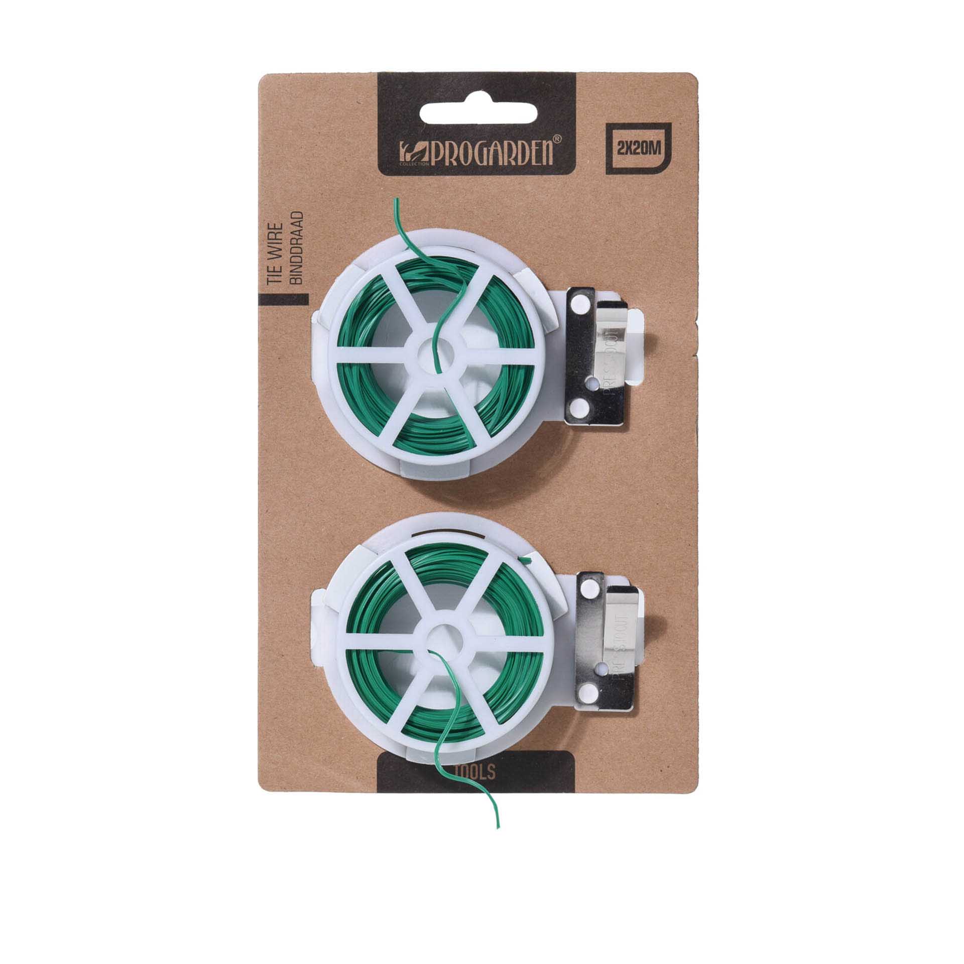 Rolo Para Atar Plantas 20M Pack 2