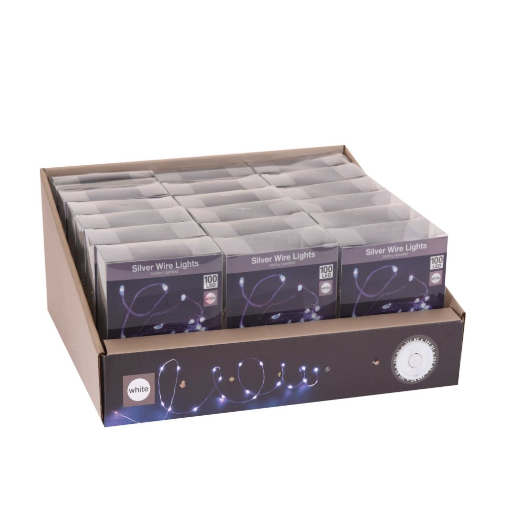 Grinalda 100 Leds Luz Fria