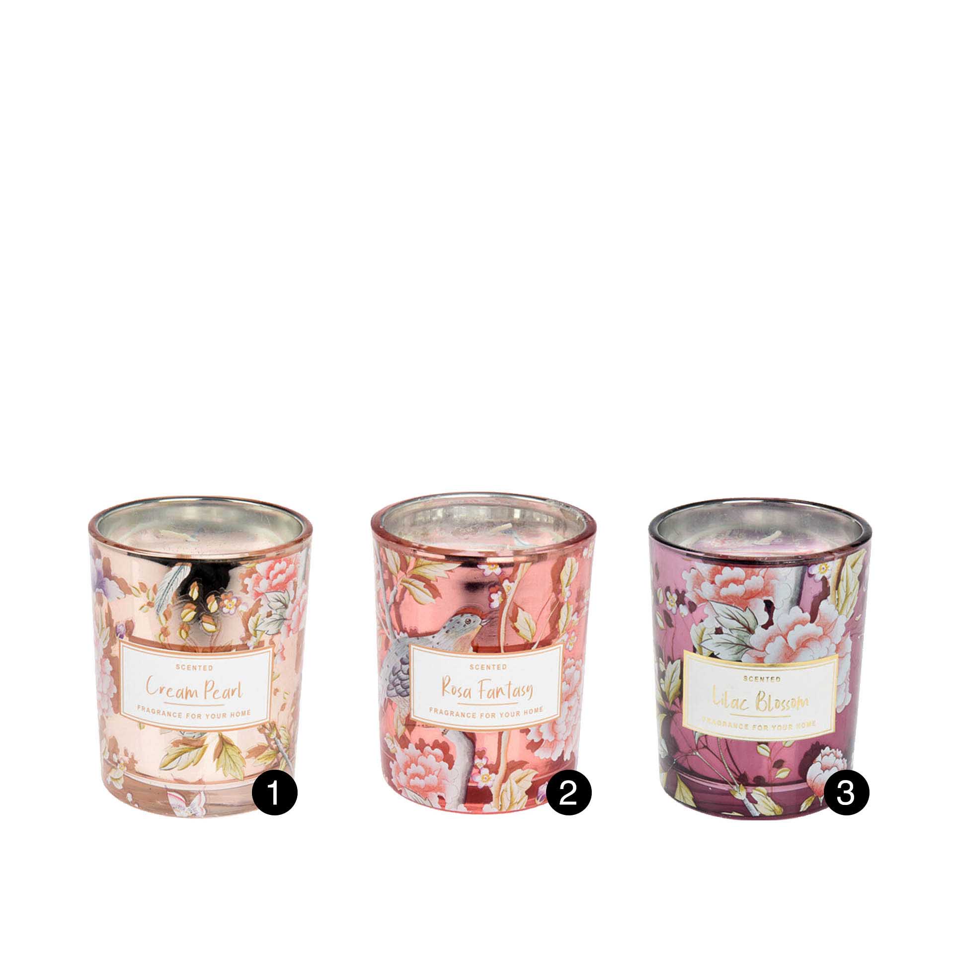 Vela Aromática Copo Vidro 20CM