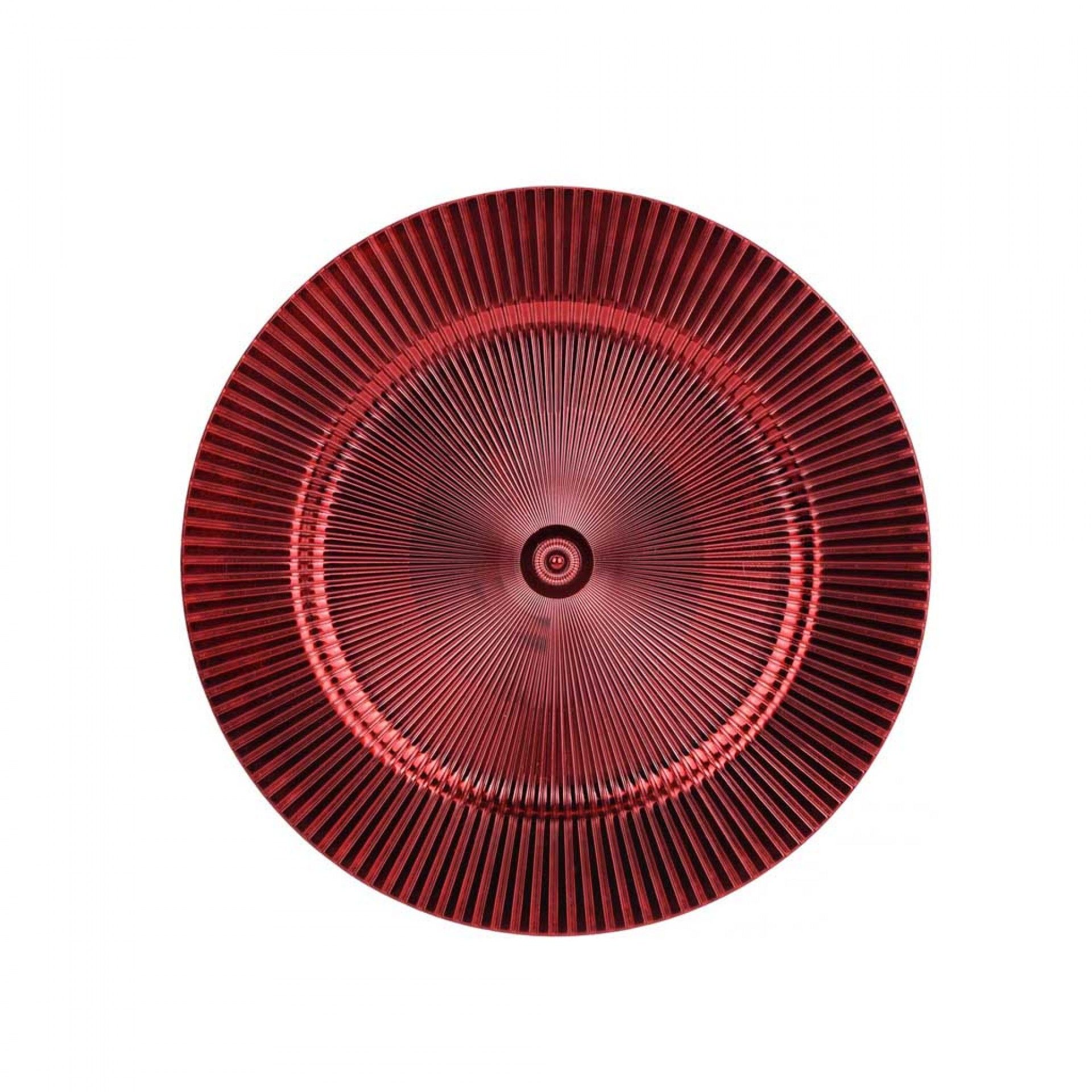 Prato Marcador Vermelho 33CM
