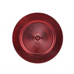 Prato Marcador Vermelho 33CM Prato Marcador Vermelho 33CM