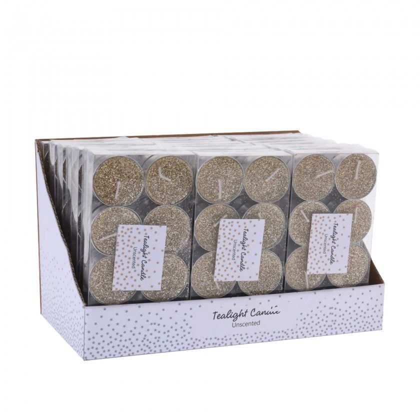 Velas Douradas Pack 8 Velas Douradas Pack 8