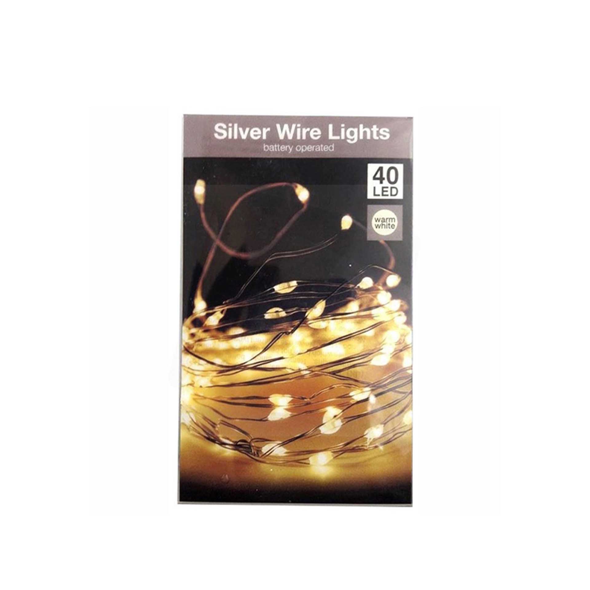 Grinalda 40 Leds Luz Quente