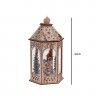 Farol Madeira Com Luzes Led 32CM Farol Madeira Com Luzes Led 32CM