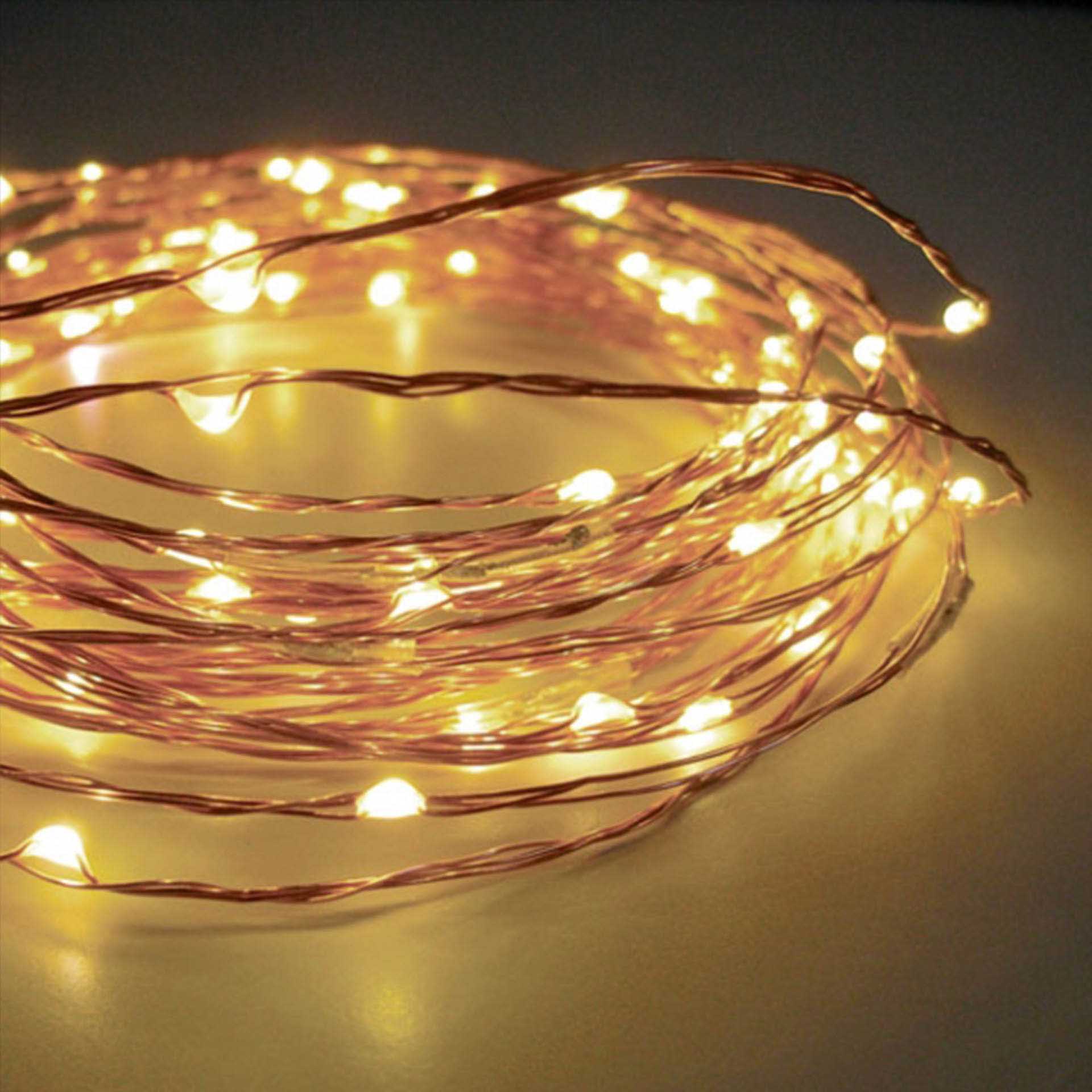 Grinalda 20 Leds Luz Quente