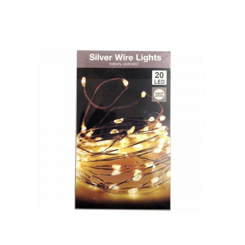 Grinalda 20 Leds Luz Quente Grinalda 20 Leds Luz Quente