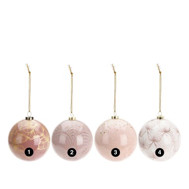 Bola Natal Estampada 8CM