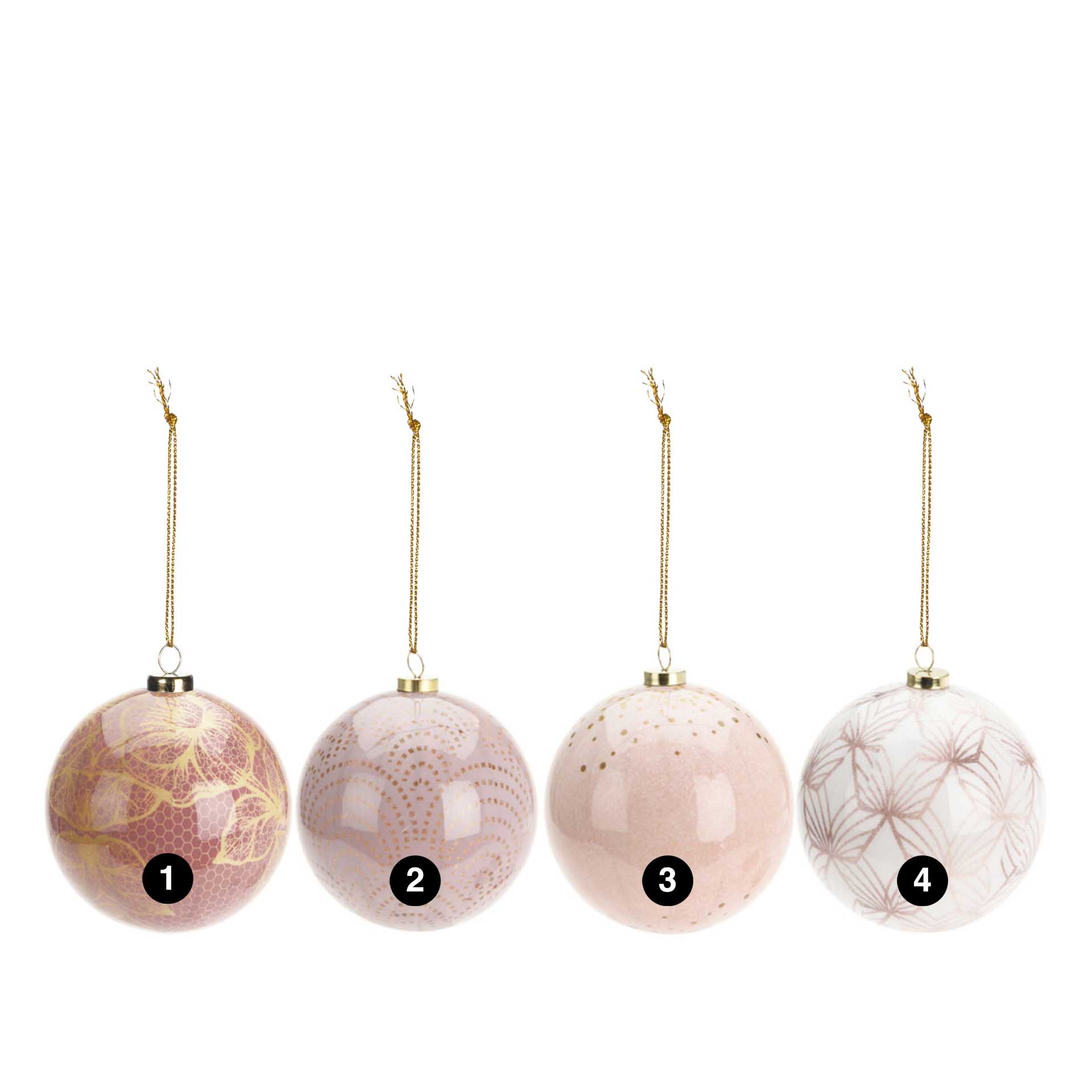 Bola Natal Estampada 8CM