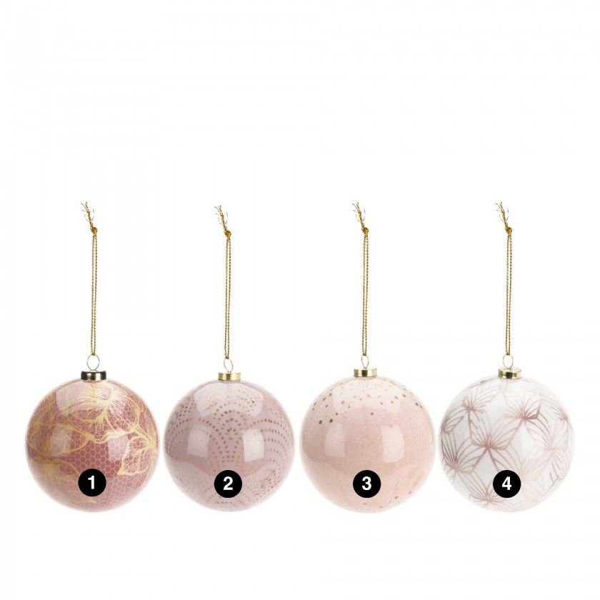 Bola Natal Estampada 8CM Bola Natal Estampada 8CM