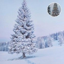 Quadro rvore Com Luz 50X40CM