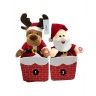 Peluche Rena Natal Vermelho 26CM