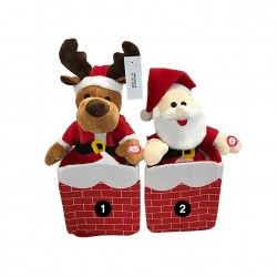 Peluche Rena Natal Vermelho 26CM