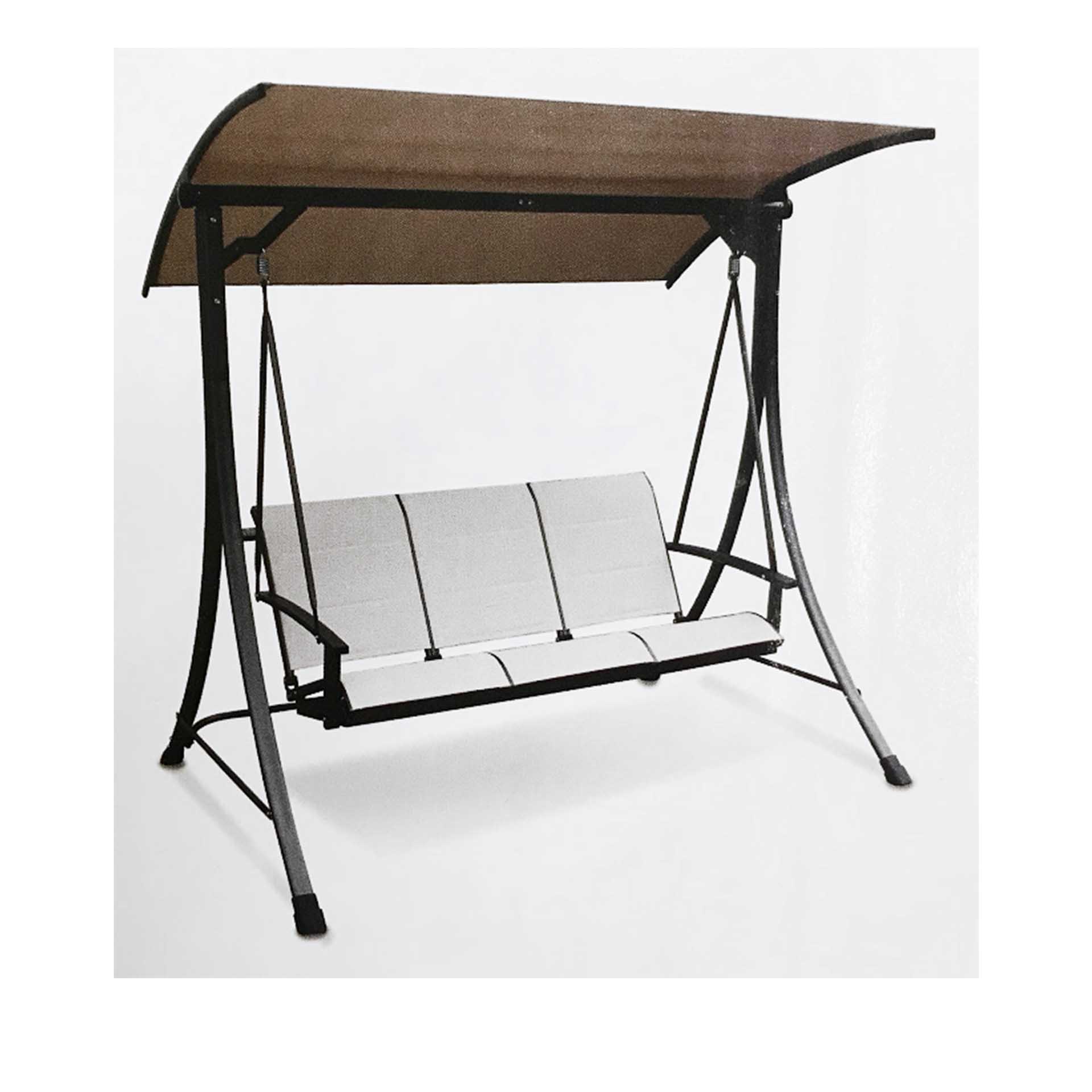 Banco Jardim Baloiço Cinzento 93X130X173CM