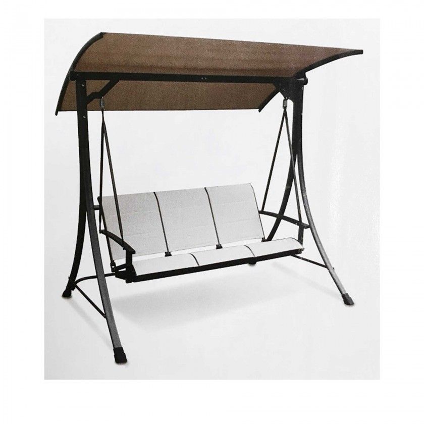 Banco Jardim Baloio Cinzento 93X130X173CM