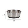 Comedouro/Bebedouro Inox 14x5cm Comedouro/Bebedouro Inox 14x5cm
