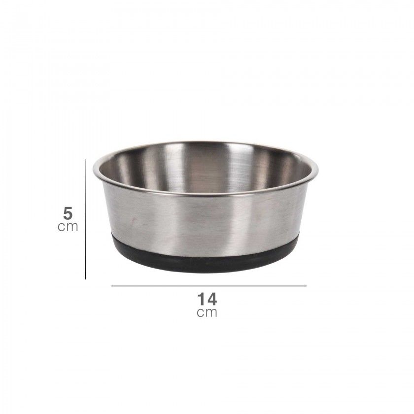 Comedouro/Bebedouro Inox 14x5cm Comedouro/Bebedouro Inox 14x5cm