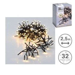 Grinalda 384 Leds Luz Quente