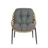 Conjunto 2 Cadeiras Rattan + Mesa Apoio 55X55X47cm Conjunto 2 Cadeiras Rattan + Mesa Apoio 55X55X47cm
