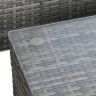 Conjunto Sof� Rattan + Mesa Apoio 195X130X62cm