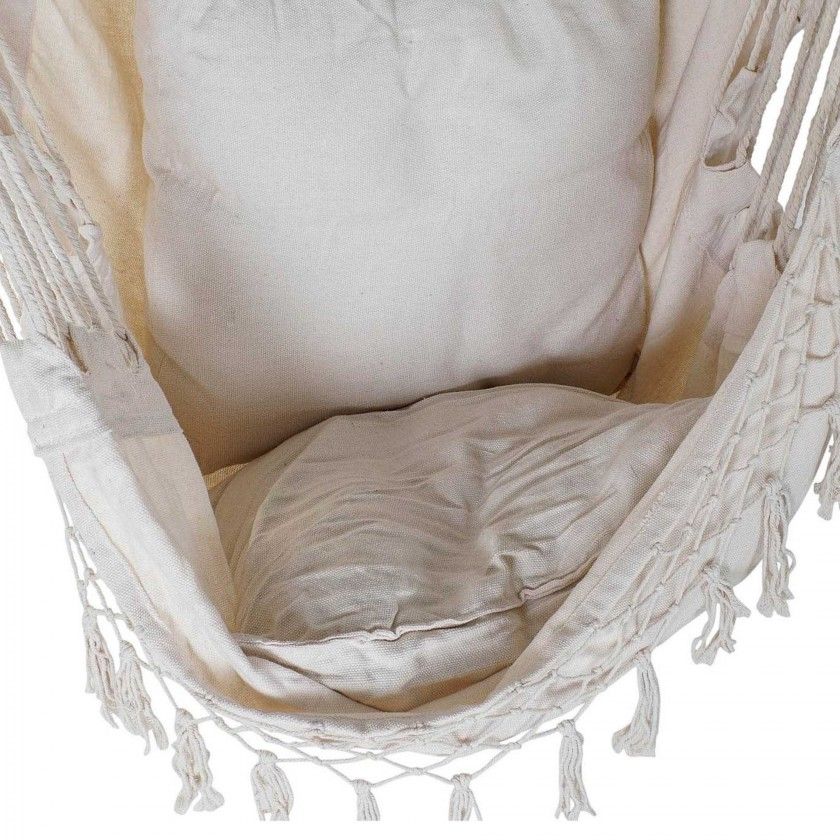 Cadeira Baloio Algodo / Madeira 90X90X135cm