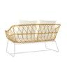 Sof� Rattan / Metal 132X58X80cm