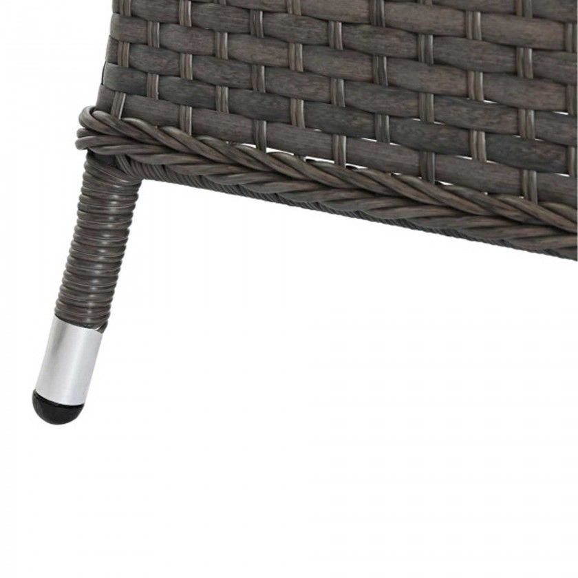 Conjunto 3 Sof�s Rattan + Mesa Central 175X73X81cm