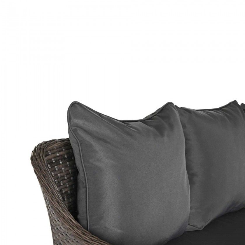 Conjunto 3 Sof�s Rattan + Mesa Central 175X73X81cm