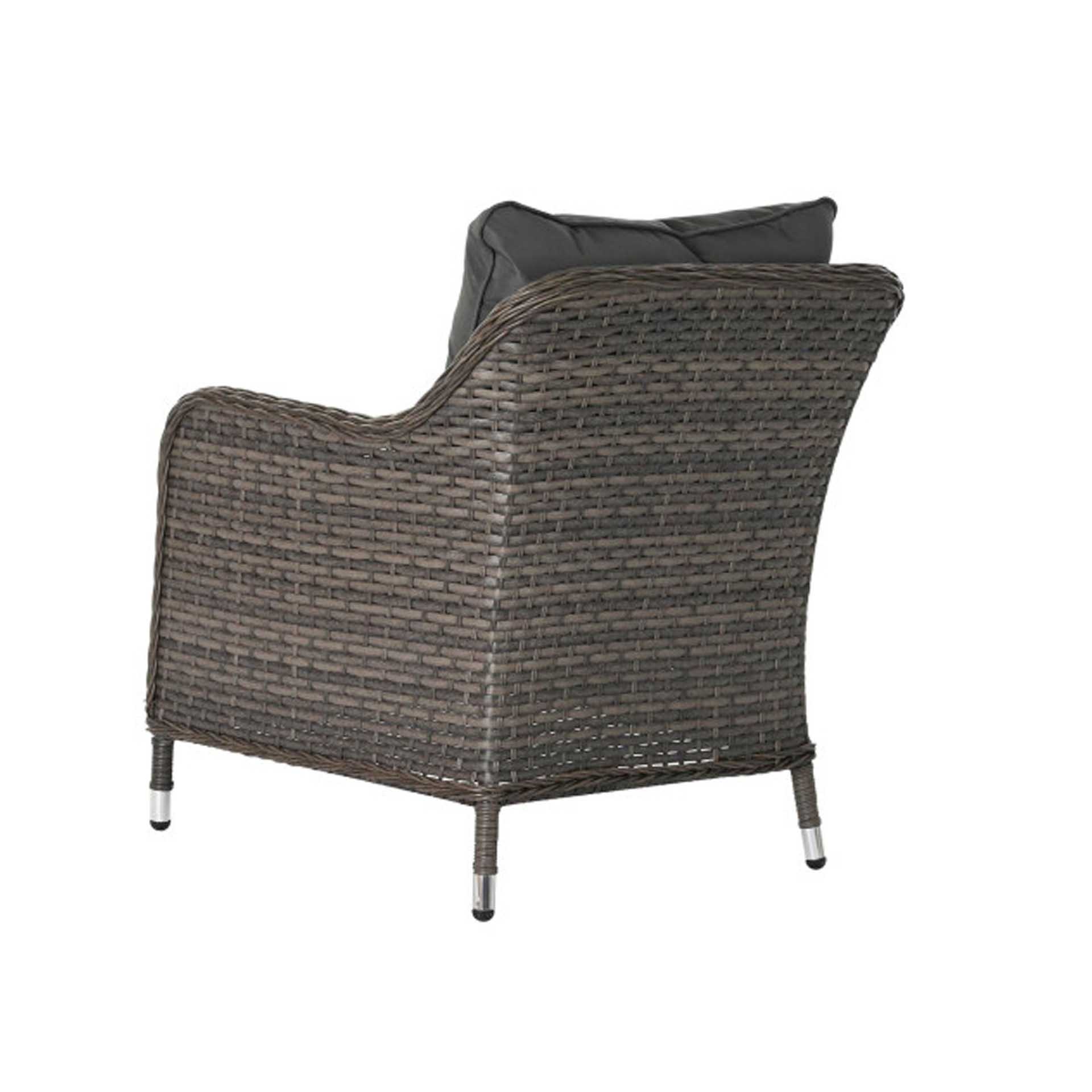 Conjunto 3 Sofás Rattan + Mesa Central 175X73X81cm
