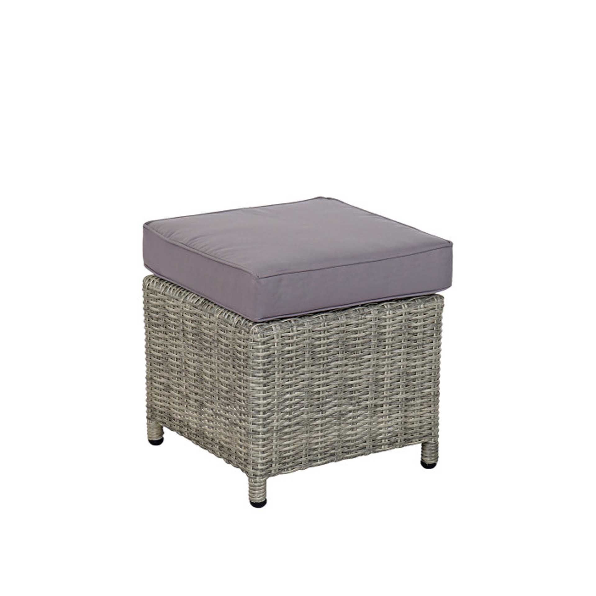 Conjunto 2 Sofás Rattan + 2 Bancos + Mesa Central 267X204X90cm