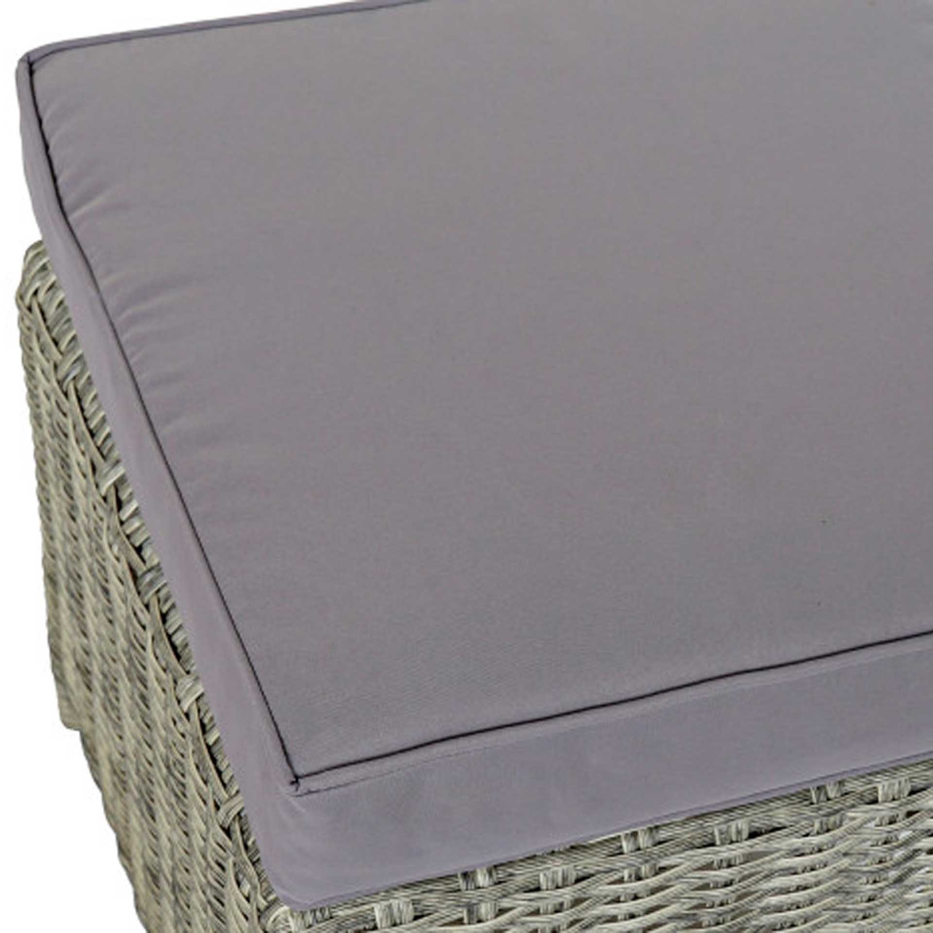 Conjunto 2 Sofás Rattan + 2 Bancos + Mesa Central 267X204X90cm